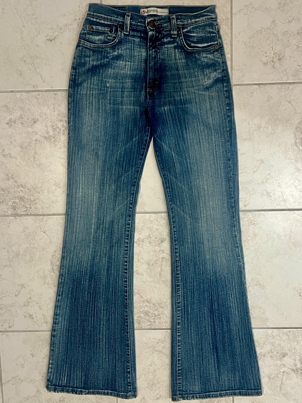 Vitamin Medium Blue Flare Jeans
